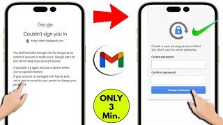 How to Recover Gmail Account without Phone Number and Recovery Email 2025 || Gmail Account Recovery