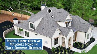 Model Home Now Open - Malone's Pond New Home Construction Gated Community