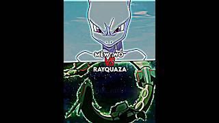 Mewtwo vs Rayquaza | who is strongest #shorts #pokemon