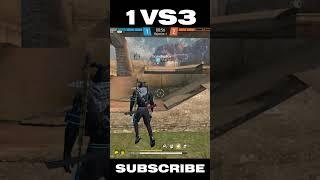 1VS4  How To Clutch Every Round  #short #shorts  #ffshorts