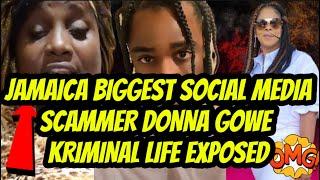 RUN COME! JAMAICA BIGGEST SOCIAL MEDIA SC@MMER DONNA GOWE CR!M!NAL LIFE EXP0SED!