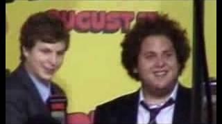 MICHAEL CERA AND Jonah Hill AT THE HOLLYWOOD PREMIERE OF"SUPERBAD"