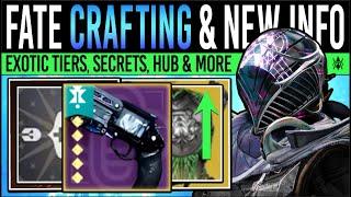 Destiny 2: BUNGIE TALK CRAFTING & TRAINING MODES! New SECRETS, Aion Hub, Exotic Updates, World Tiers