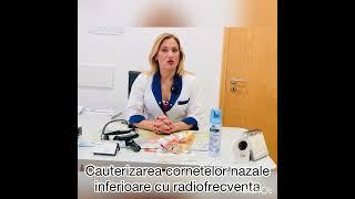 Cauterizarea cornetelor nazale cu radiofrecventa- Rinita cronica hipertrofica