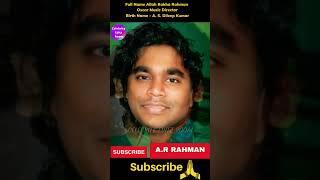 A. R. Rahman Transformation 1967 - Present #shorts  #arrahman#shorts #youtubeshorts