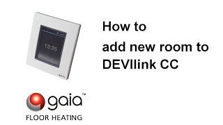 How to add new room to DEVIlink CC