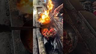 Kpk Local Beef Tikka And Boneless Chicken Karahi | Tender And Delicious Curry #shorts