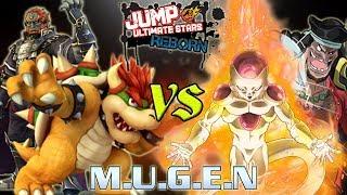 Bowser and Ganondorf VS Frieza and Blackbeard | JUS M.U.G.E.N