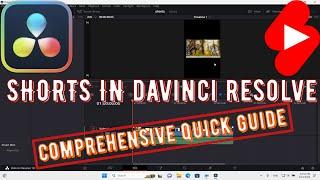 davinci resolve how to make youtube shorts