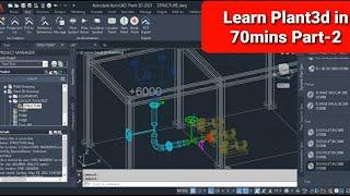 Full Plant 3d Tutorial For Tool Test Interview Part 2 of 2 |Pipe Routing|Isometrics|Piping Layout|