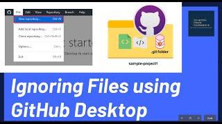 How to use gitignore to ignore files in GitHub Desktop |STOP Committing Unwanted Files!