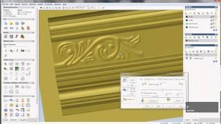 Make another relief in ArtCAM, ArtCAM relief tutorial