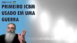 #Ucrânia 2024-11-21: RUSSOS usam ICBM pela PRIMEIRA VEZ em uma GUERRA atingindo CIDADE de DNIPRO