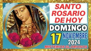 SANTO ROSARIO DE Hoy DOMINGO 17 de NOVIEMBRE de 2024Misterios Gloriosos  SANTO ROSARIO MEDITADO