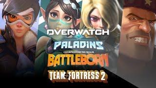 Overwatch vs Paladins vs Battleborn vs Team Fortress 2