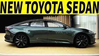 This is Toyota's NEW "Camry" and it's fully electric...