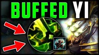 BUFFED MASTER YI IS A PROBLEM (+20% ATTACK SPEED) How to Play Master Yi & Carry Low Elo