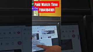 Paid Watch Time Paid Monetization 4000 Hours Watch Time in 1 Day