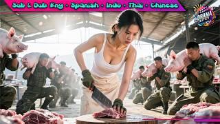 Retired Female General Selling Pork—Hears Her Daughter’s in Danger, Snaps and Returns to Save Her!