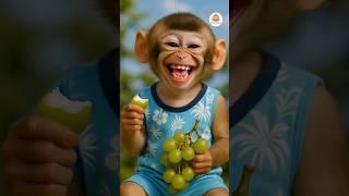 Cute monkey's laugh is everything! ️
