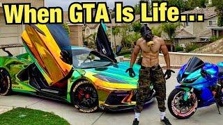 Grown Man Thinks He Lives In GTA 5 - POSER POLICE