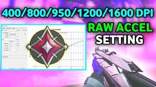 Best RAW Accel Settings in Valorant 2025