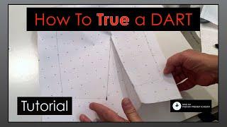 How To Make a Dart ~ Pattern Making Tutorial ~ How To True a Dart ~ Truing a Dart