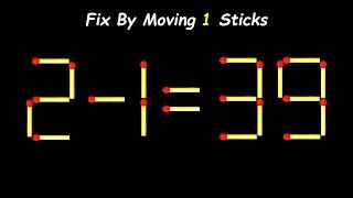 Germany | Fix The Equation | Improve IQ | Matchstick Puzzle