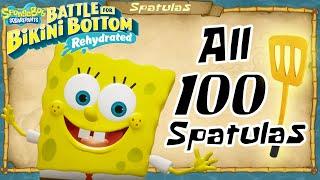 All 100 Golden Spatulas | SpongeBob Battle for Bikini Bottom - Rehydrated