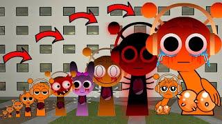 All the Sizes Of Nightmare Sprunki Oren want me to help them in Gmod