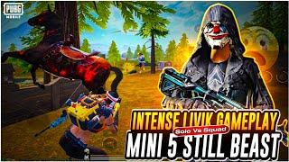 Intense Livik Gameplay Ace Dominator Lobby Mini 5 is Still Beast | PUBG MOBILE |