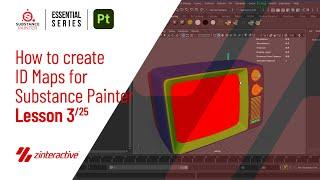 How to create ID Maps for Substance Painter? | Lesson 3 of 25 | Substance Painter Full Course