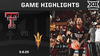 #9 Texas Tech vs. Arizona State Game Highlights | 2024-25 Big 12 Men's Basketball