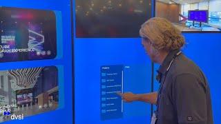 MOZAIC Tile Wall and VIZTOUCH Demonstration | InfoComm 2024 | DVSI