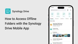 How to Access Offline Folders with the Synology Drive Mobile App | Synology