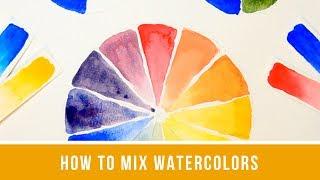 Watercolor Color Mixing - Single Primary, Split Primary, Earth Colors, and More!