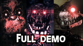 The Joy Of Creation Remake (FNAF) - Full Demo Walkthrough (No Commentary) 2024 4K