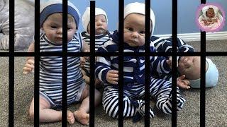 **HELP!!** OUR REBORNS ARE IN JAIL!  (THEME THURSDAY - STRIPES)