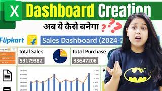 Dashboard In Excel For Beginners In Hindi || Complete Tutorial