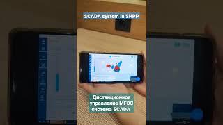 Мини гидроэлектростанция дистанционное управление , Small hydropower plant SCADA system.