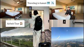 Traveling to Hawaii ️, Airbnb Tour, Spa & Pool day 