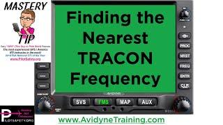 Finding the nearest Approach / Departure Frequency on the Avidyne IFD