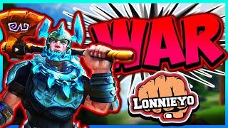 Lonnieyo at WAR - Solo VS Squads | Realm Royale