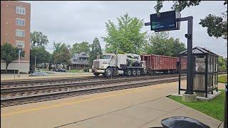 BNSF Truck brings things into Congress Park Yard in Brookfield 09/29/2024