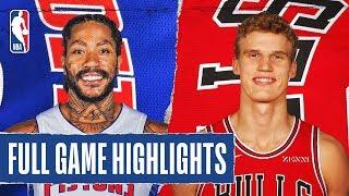 PISTONS at BULLS | FULL GAME HIGHLIGHTS | November 20, 2019