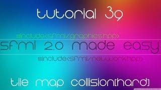 C++ Sfml 2.0 Made Easy Tutorial 39 - Tile Map Collision[Hard]