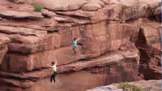 Slacklife Moab - feat. Andy Lewis and friends