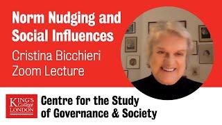 Cristina Bicchieri Zoom Lecture: Norm Nudging and Social Influences