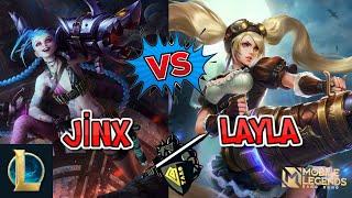 Mlbb vs - Wild RİFT - Jinx vs Layla - Karşılaştırma - Adc - Hangisi?