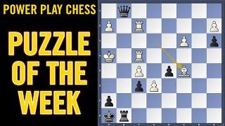 Chess puzzle of the week - Black to play | Duda vs Chigaev | World Rapid 2023